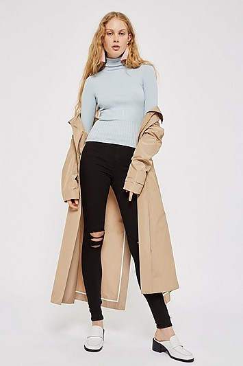 Tall Black Ripped Jamie Jeans - Black | Topshop US