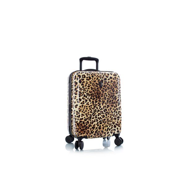 HEYS AMERICA BROWN LEOPARD FASHION SPINNER 21" CARRY-ON - Walmart.com | Walmart (US)