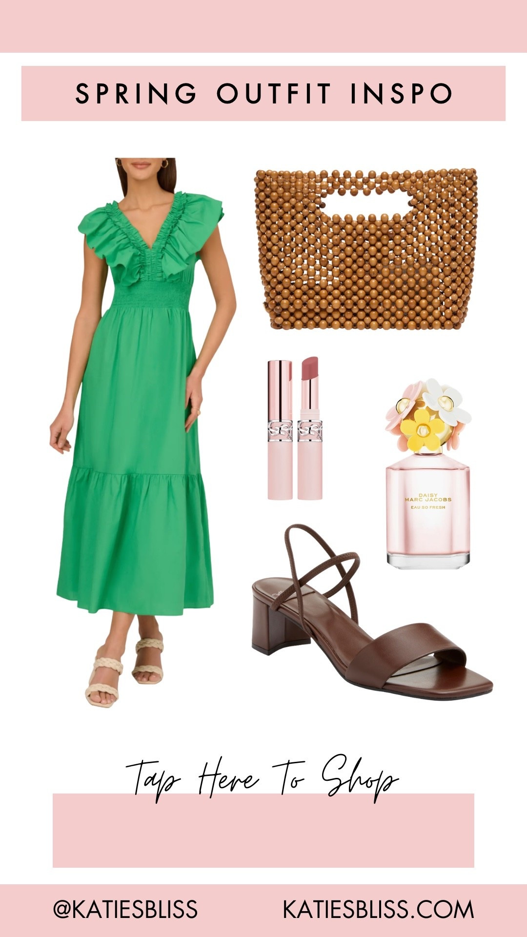 Spring outfit inspo 💖

Spring. Green.  Dress. Ruffle. Bag. Beaded bag. Clutch. Sandal. Heel. Perfume. Ysl. Lip. Brunch. Baby shower. Bridal shower.

#LTKSeasonal