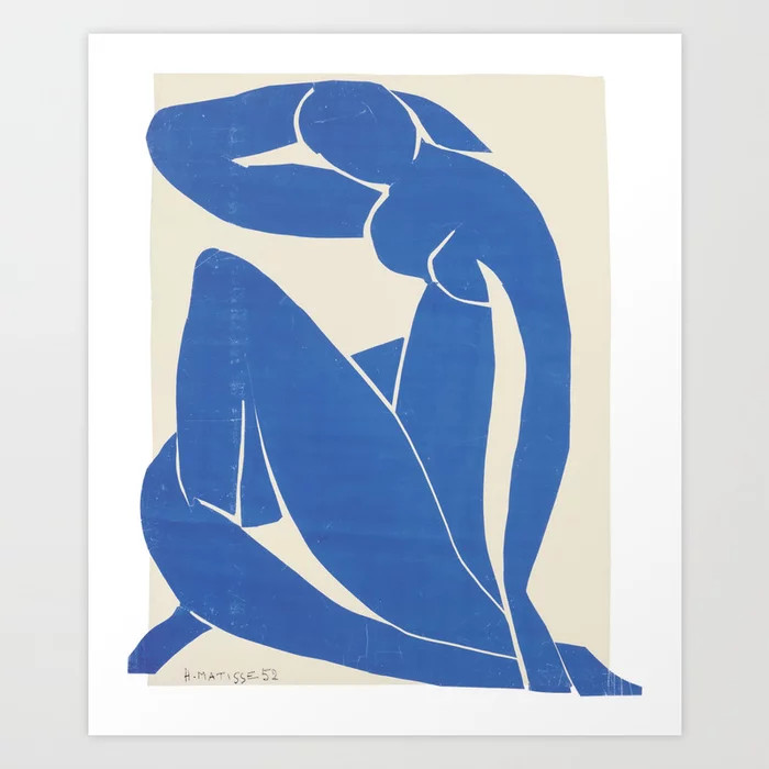 Blue Nude by Henri Matisse  Art Print by historia-images | Society6