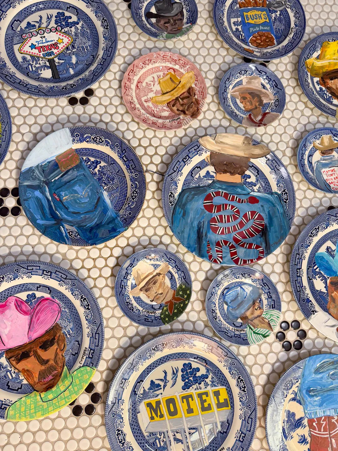 Custom Blue Chinoiserie Plate Artwork | Etsy (US)