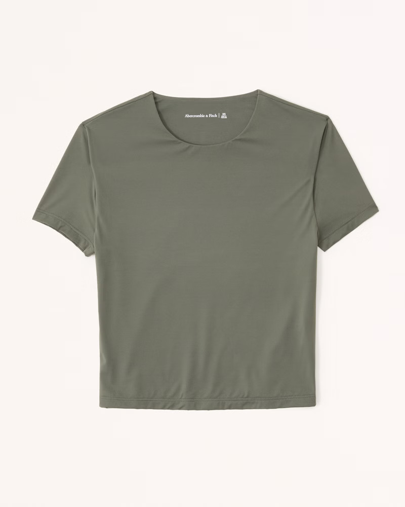 Soft Matte Seamless Baby Tee | Abercrombie & Fitch (US)