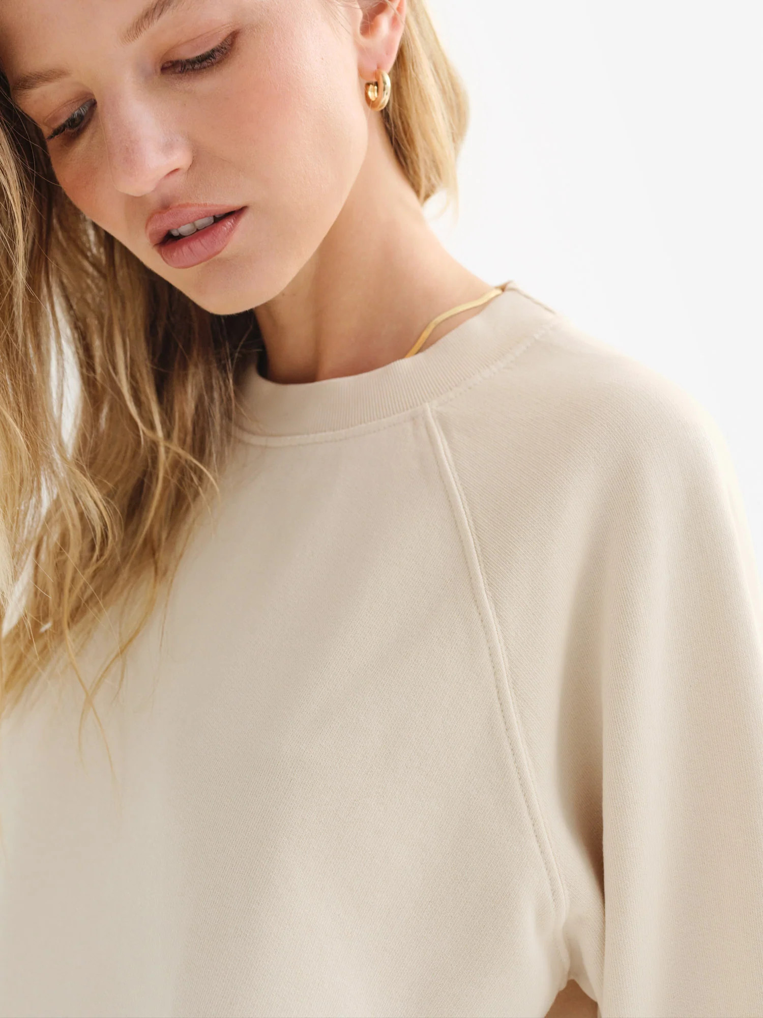 Organic Fleece Raglan Sweatshirt | MATE The Label