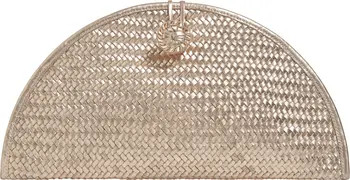 Adriana Castro La Barca Mini Handwoven Leather Clutch | Nordstrom | Nordstrom