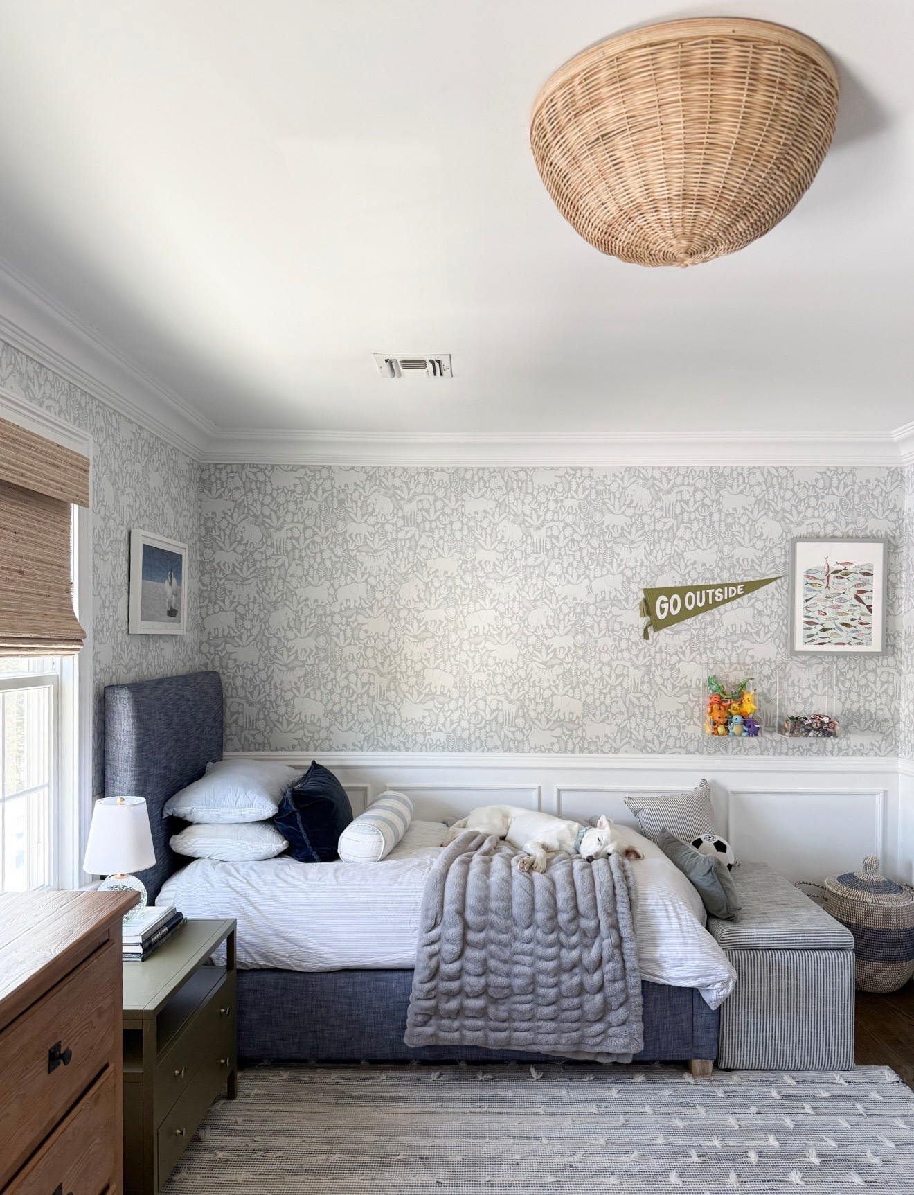 All of my favorite things in Jacob’s bedroom!

His olive green bedside table, cozy bedding, acrylic wall bins, art and more!

#LTKKids #LTKHome #LTKSaleAlert