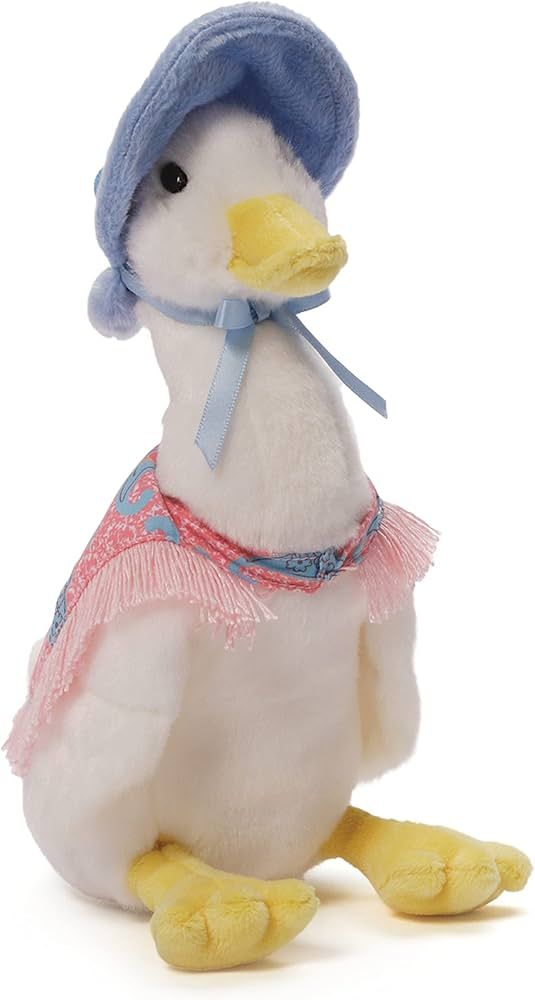 GUND Beatrix Potter Jemima Puddle Duck Plush, Stuffed Animal for Ages 1 and Up, White/Pink, 7.5... | Amazon (US)