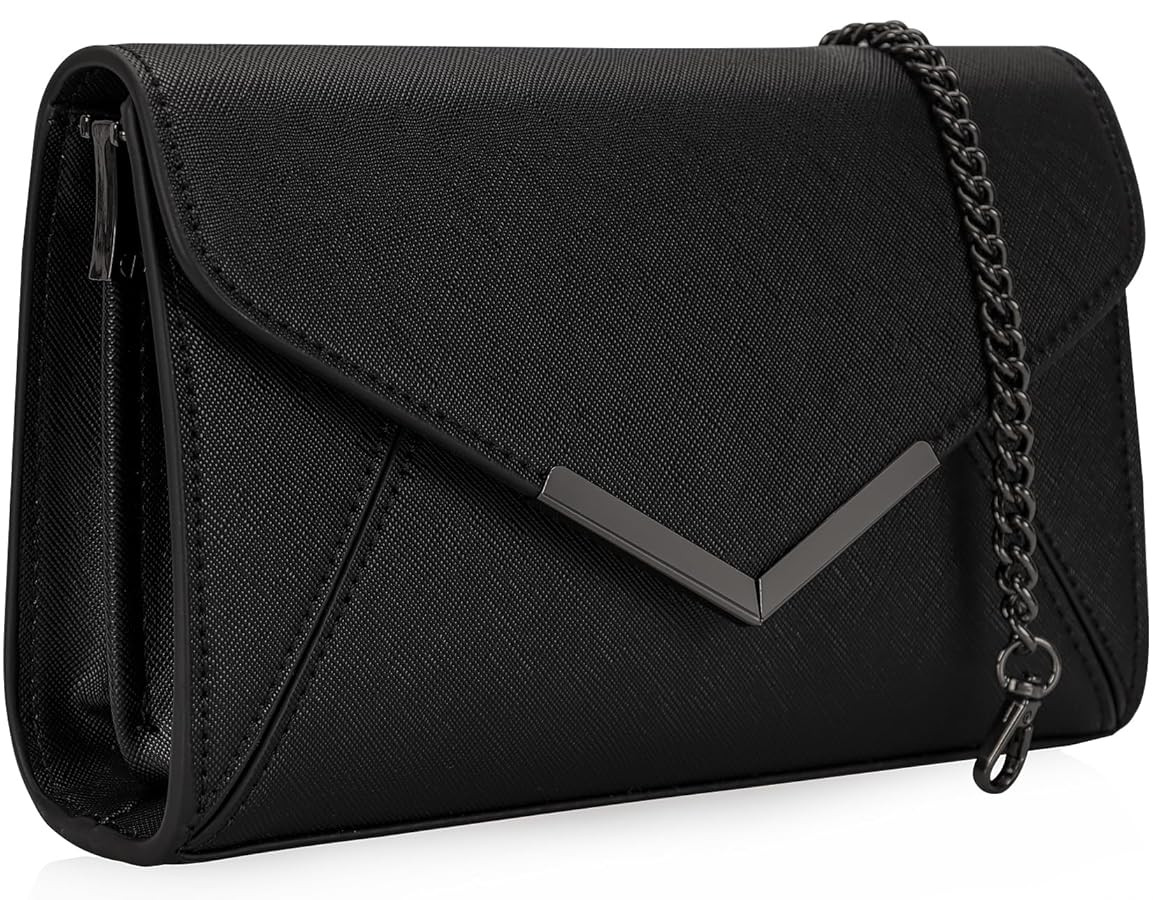 DEXMAY Women Envelope Clutch Faux Saffiano Leather Evening Handbag Foldover Clutch Bag Formal Dre... | Amazon (US)
