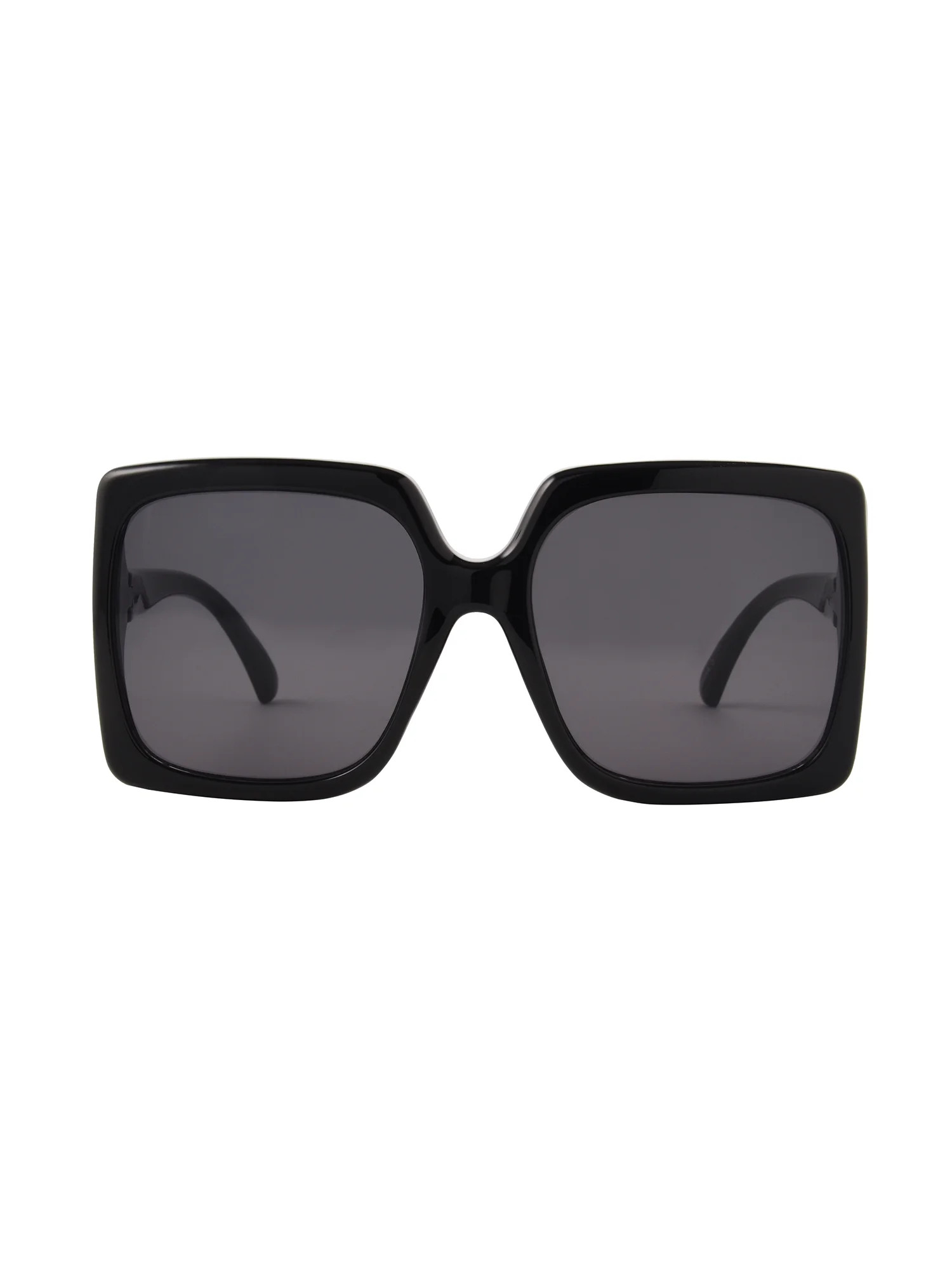 Time and Tru Women's Square Black Sunglasses | Walmart (US)
