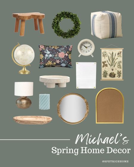 Here are some spring home decor favorites from Michael’s and take 30% off regular priced items 💐

#wreath #lamp #mirror #pillow #clock 

#LTKhome #LTKsalealert #LTKfindsunder50