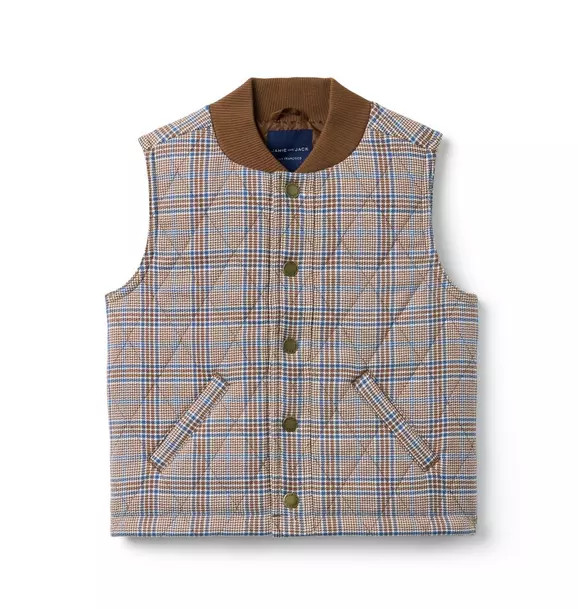 The Quilted Plaid Vest | Janie and Jack
