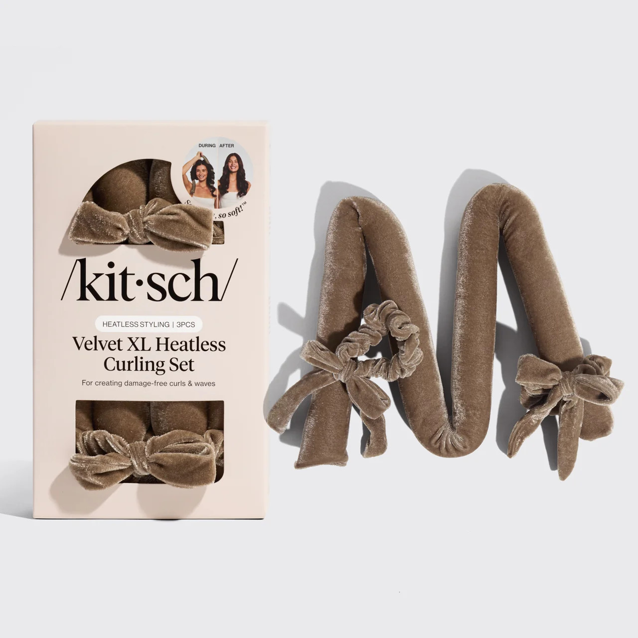 Eucalyptus Velvet XL Heatless Curling Set | Kitsch
