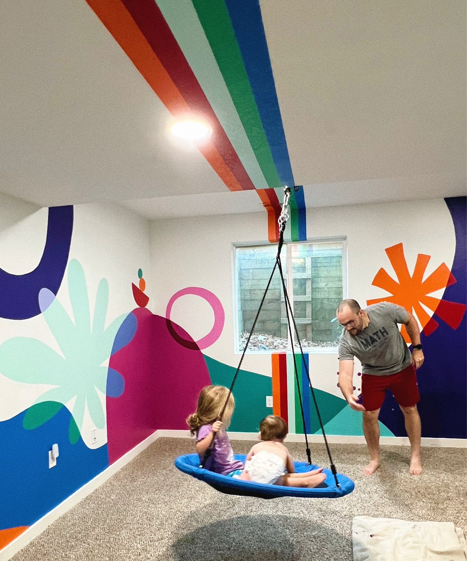 this versatile swing set in our playroom is our kids’ go-to activity on the daily. so many attachment options & all reasonably priced 🙌🏼 endless fun

#LTKhome #LTKkids #LTKfamily