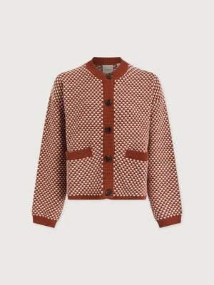 Elmwick Knit Jacket | Varley US, Maple / S | Varley US