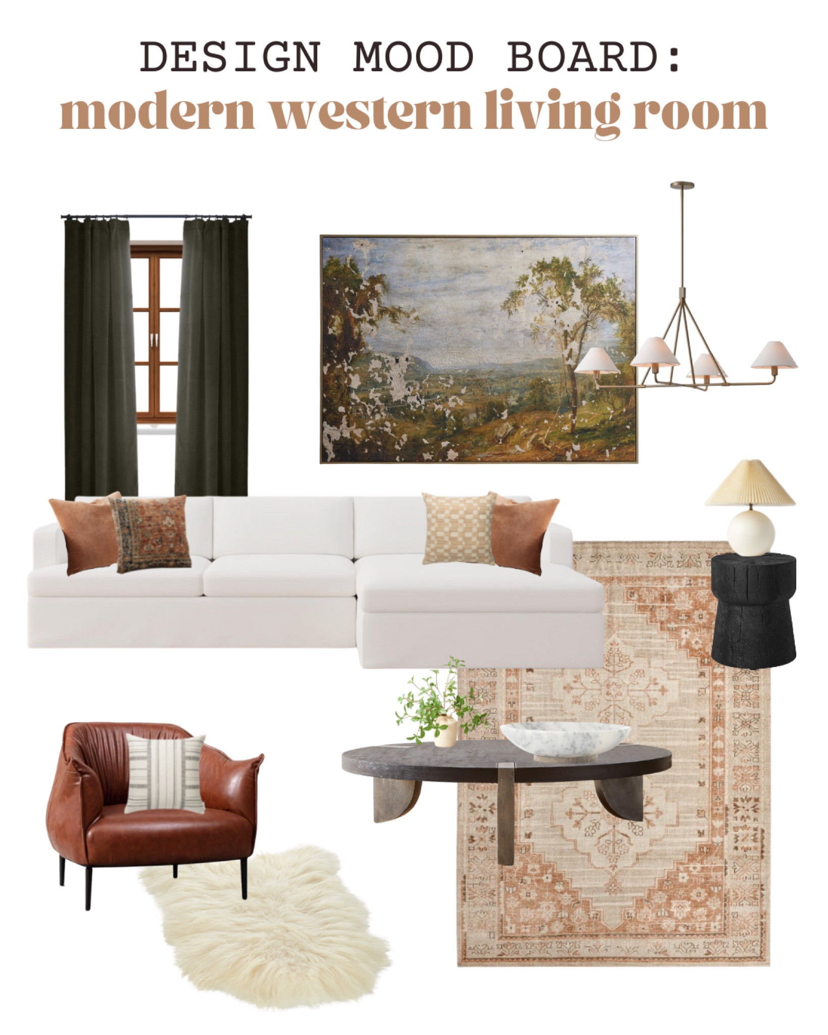 Modern Western Living Room Design 

#LTKhome