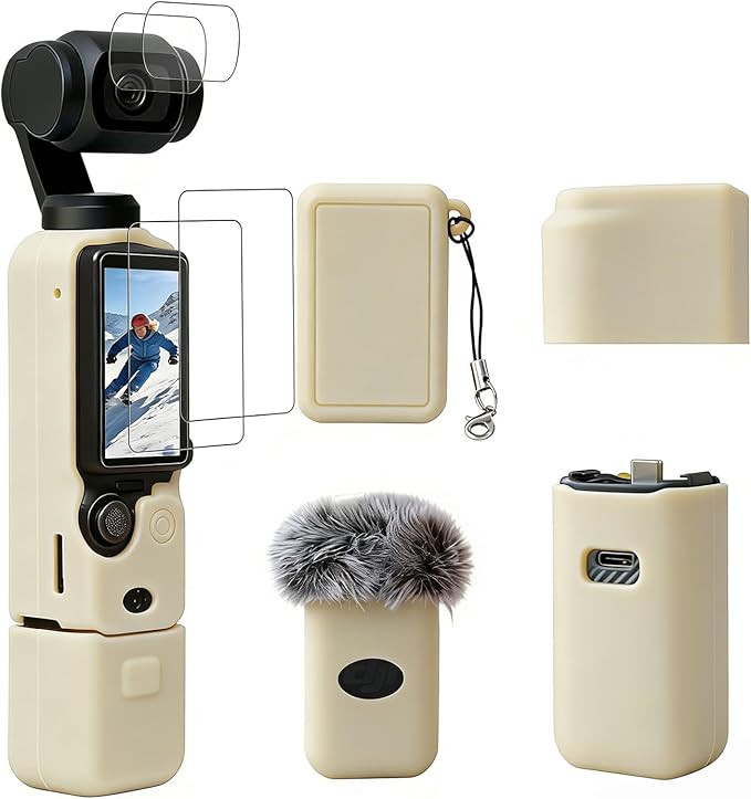 Amazon.com : Frevyve Case for DJI Osmo Pocket 3/Xtra Muse Camera, Soft Silicone Protective Case, ... | Amazon (US)