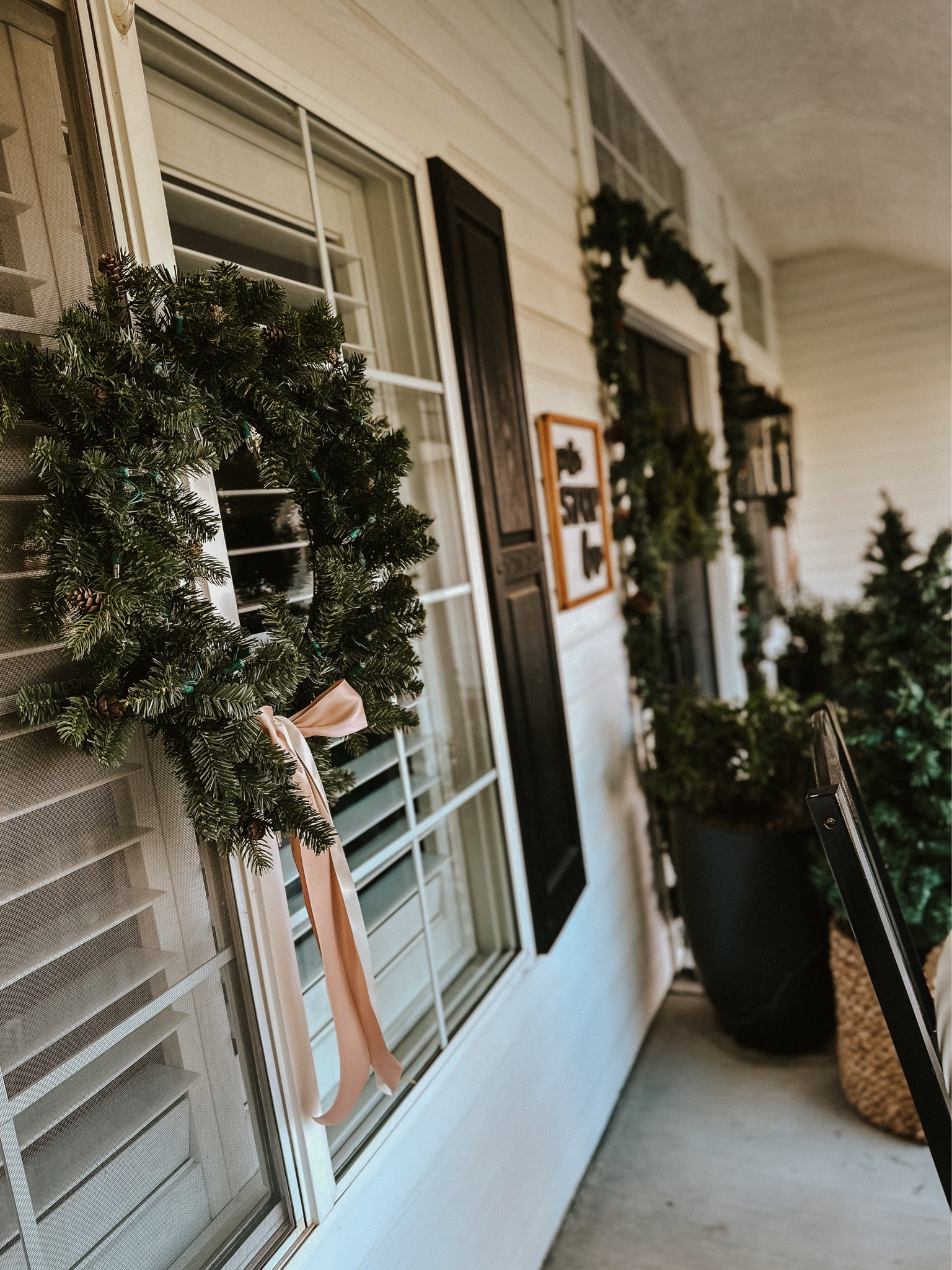 Outdoor Christmas wreaths! These light up & are battery operated!!! I tied this ribbon into bows from Michael’s & added them to the wreaths!! 

Outdoor Christmas, Christmas lights, Christmas wreaths, outdoor Christmas decor 

#LTKSeasonal #LTKHoliday