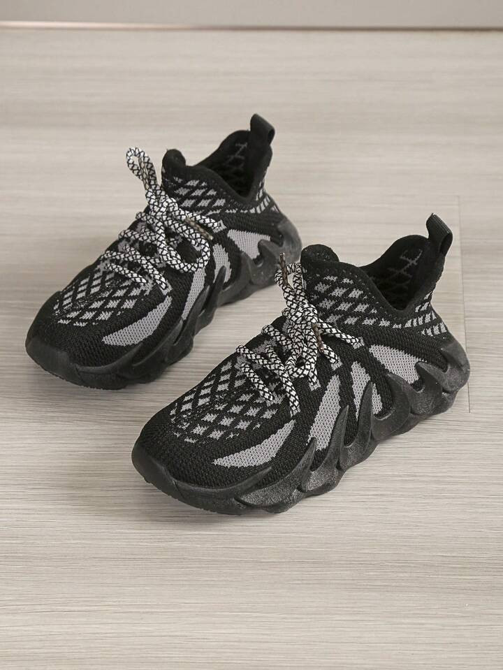 Trends1pair Children's Black Fashion Sports Shoes | SHEIN