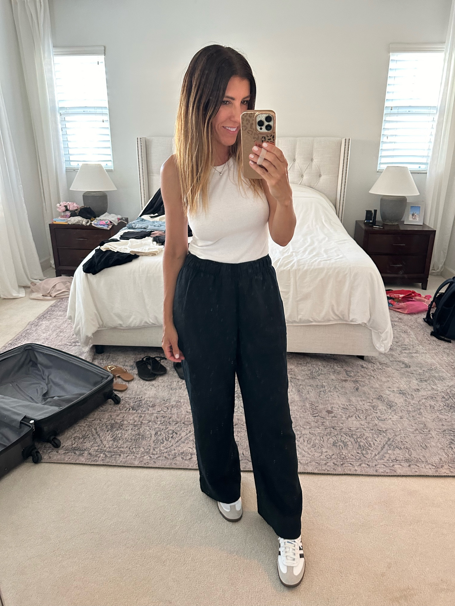 Black linen pants. Can be styled desssy or casual. Wearing a size small 🖤


#abercrombie #linenpants #outfit #neutralstyle #momstyle 

#LTKStyleTip #LTKFindsUnder100 #LTKOver40