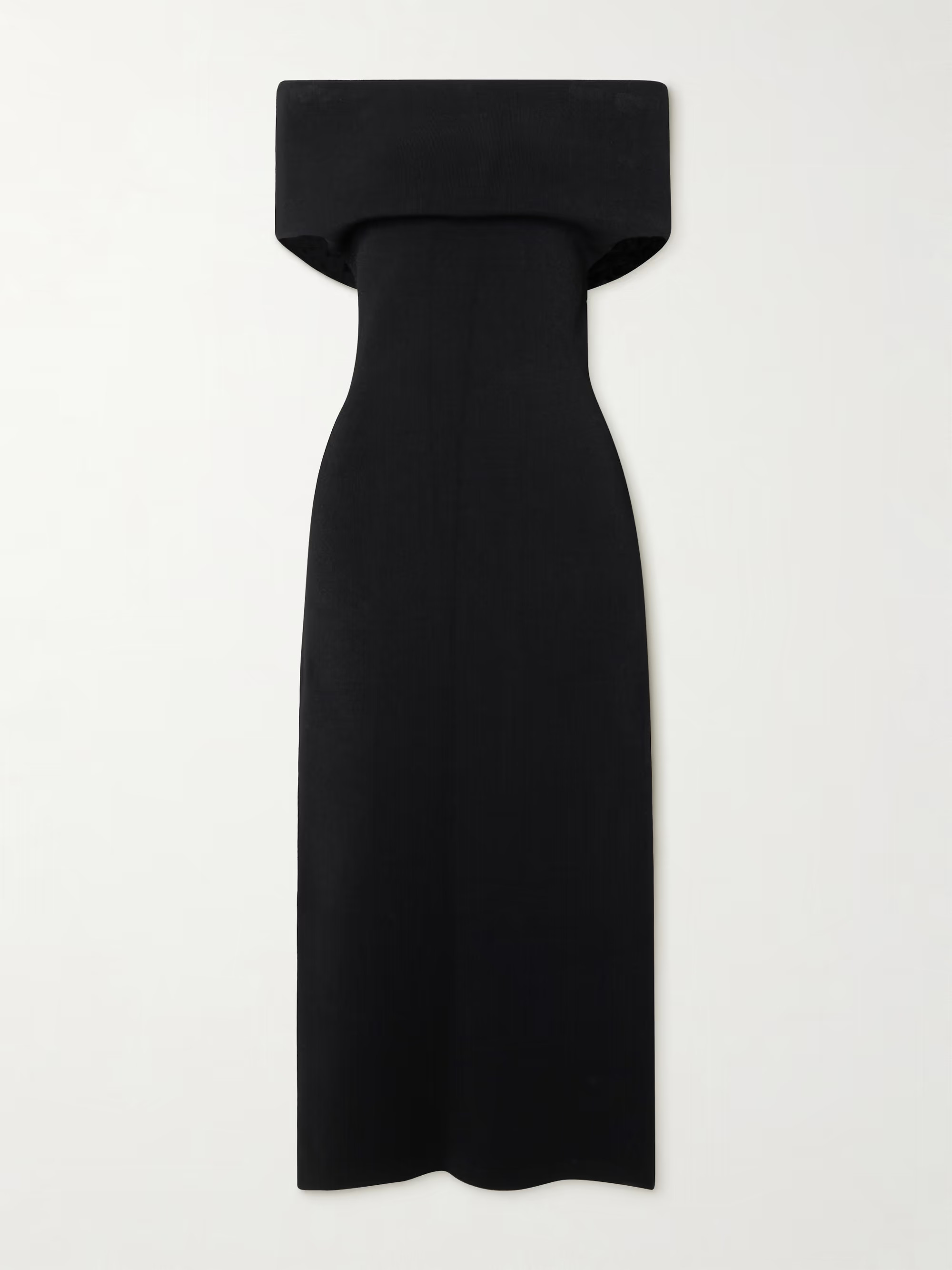 Off-the-shoulder jersey midi dress | NET-A-PORTER (US)
