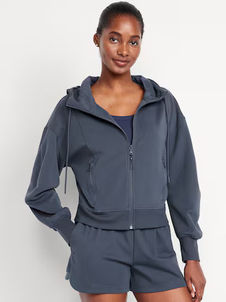 Dynamic Fleece Oversized Zip Hoodie Sweatshirt | Old Navy | Old Navy (US)