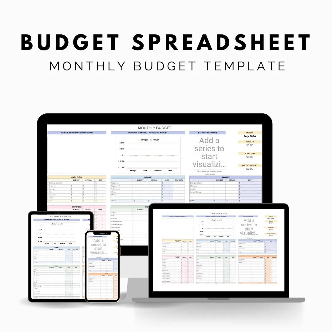 Budget Spreadsheet - Etsy | Etsy (US)