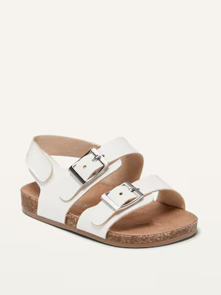 Faux-Leather Double-Buckle Sandals for Baby | Old Navy (US)