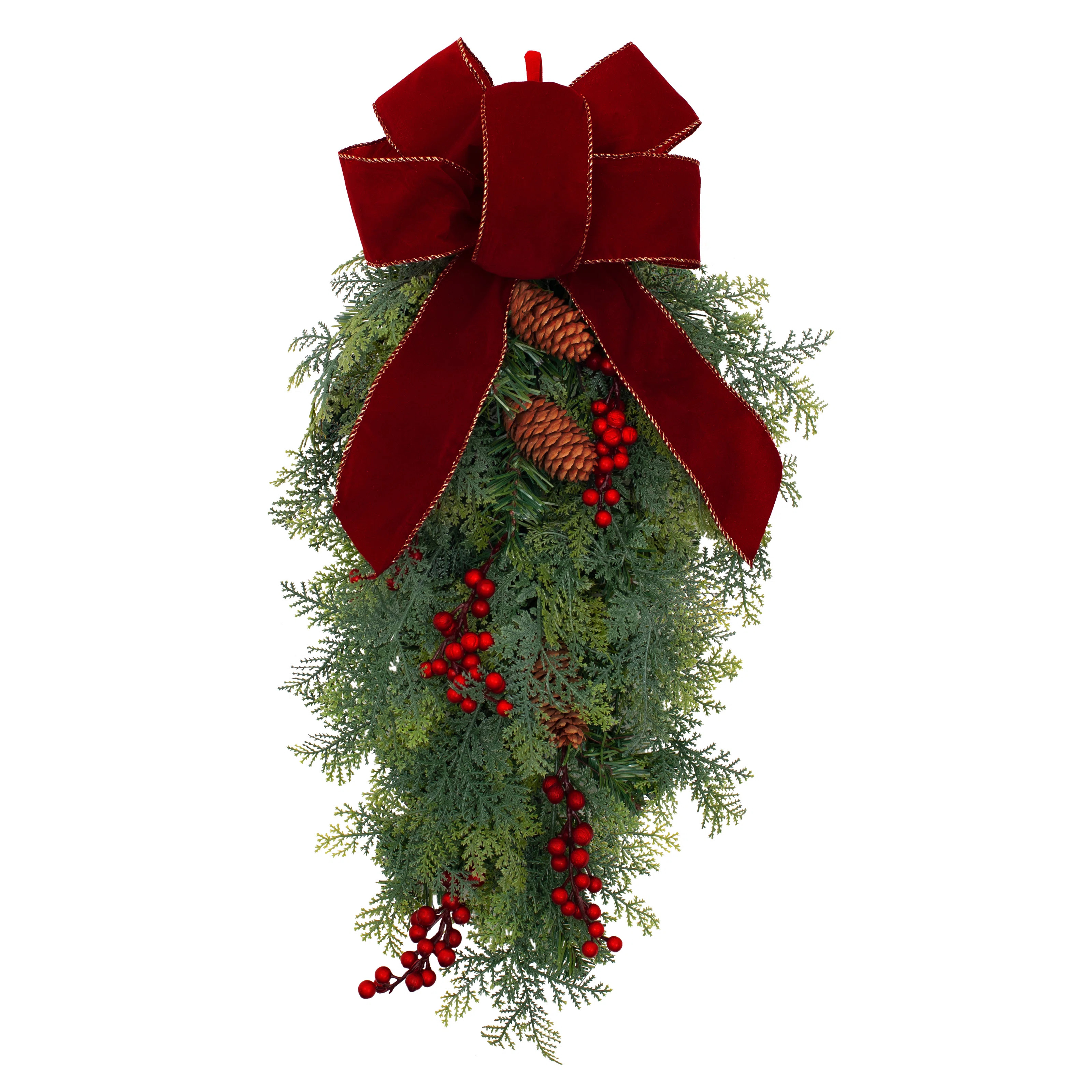 Classic Lighted Faux Mixed Assortment Swag | Birch Lane