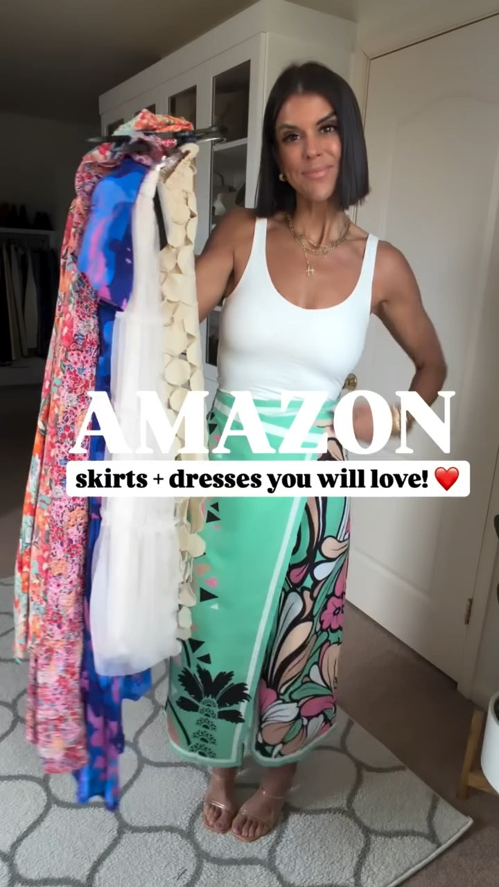 Amazon Dresses and Skirts! I’m 5’5 and in size small in all. 