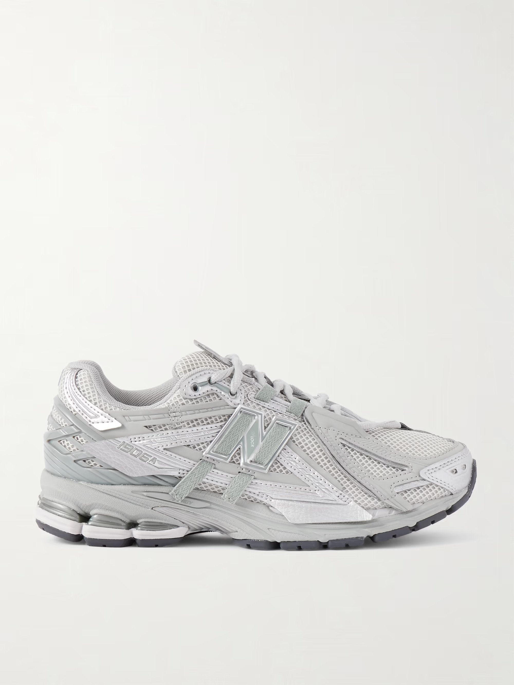 1906 leather-trimmed mesh sneakers | NET-A-PORTER (UK & EU)