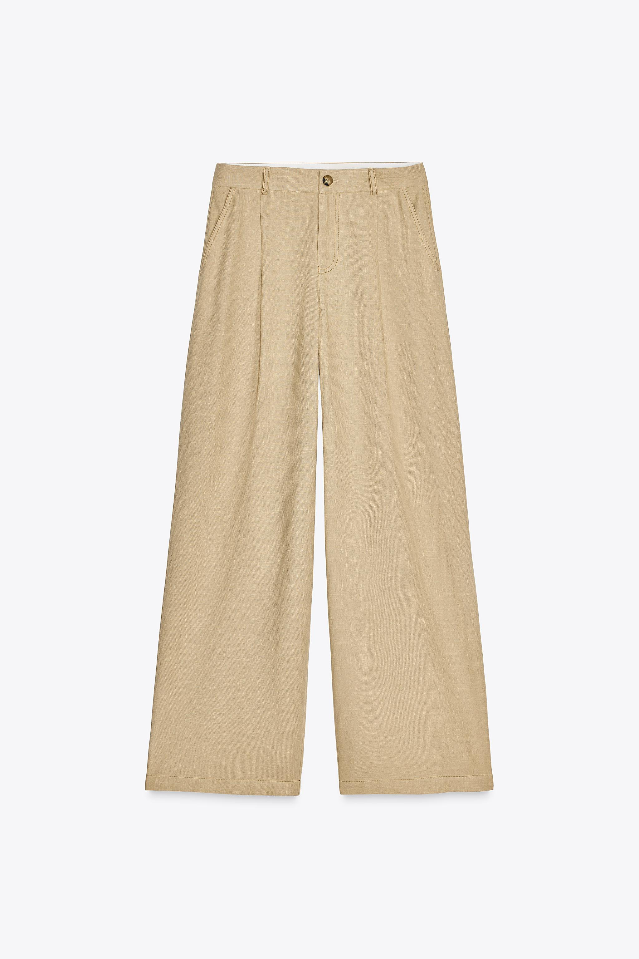 RUSTIC WIDE LEG PANTS | Zara US