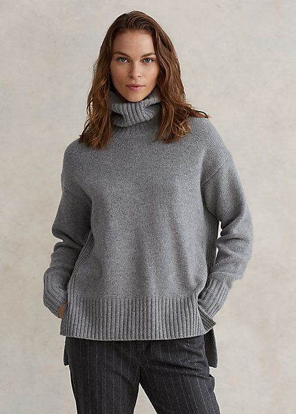 Wool-Blend Roll Neck Jumper | Ralph Lauren (UK)