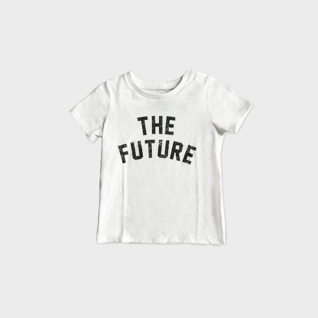 Kids' The Future Short Sleeve Graphic T-Shirt - White | Target