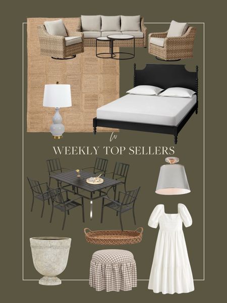 This week’s top sellers! A mix of styles found in our home, in addition to favorites you guys and I have been loving! Patio furniture, bed frame, accent lighting, home decor and more! 

#LTKSeasonal #LTKHome #LTKStyleTip