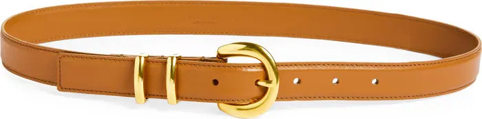 Altuzarra Round Buckle Leather Belt | Nordstrom | Nordstrom
