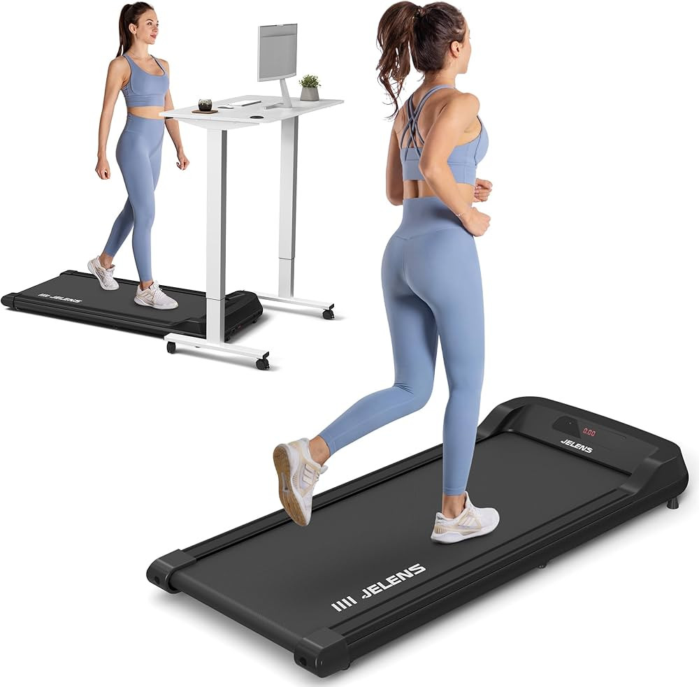 Walking Pad 2 in 1 Treadmill for Walking and Jogging, Under Desk Treadmill for Home Office with R... | Amazon (US)