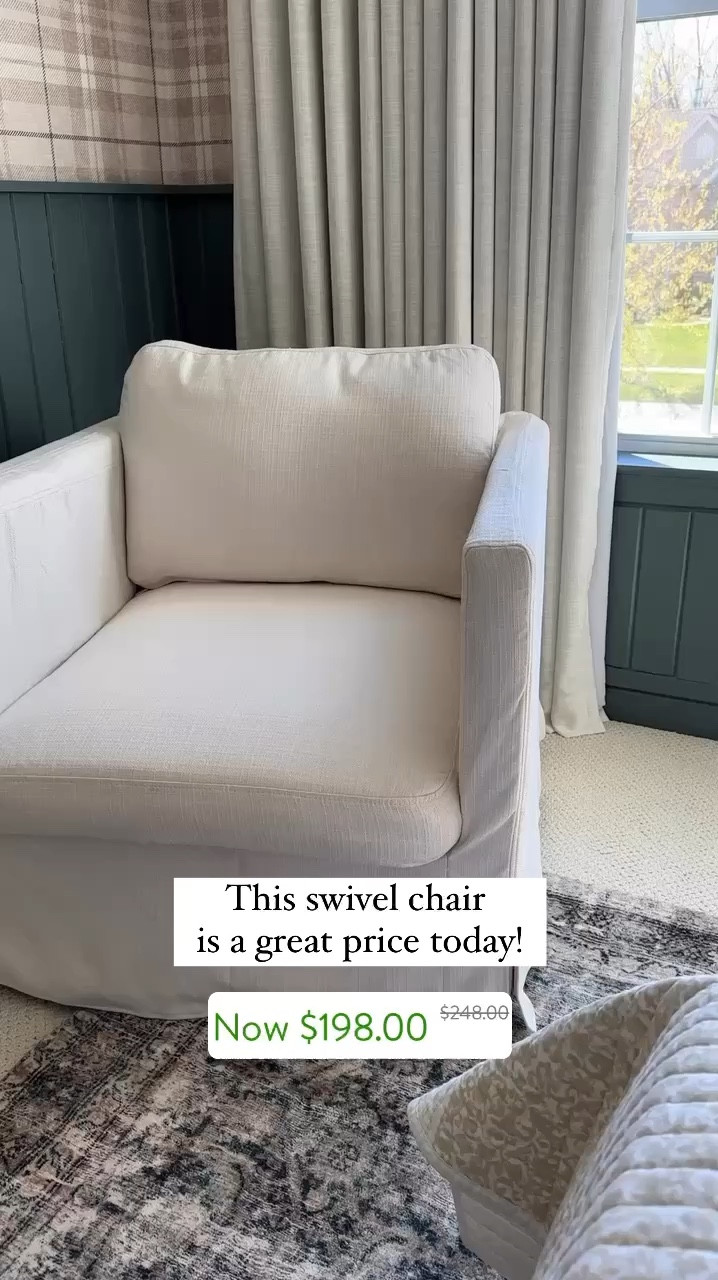 My Walmart timeless white swivel chair is under $200 today! 

#LTKHome #LTKSaleAlert #LTKFallSale