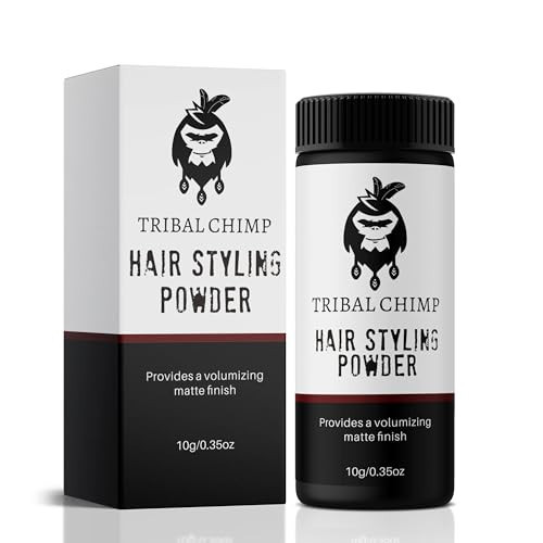 Tribal Chimp Hair Styling Powder for Men & Women – Hair Volumizer & Texture Powder for All Hair Types with Matte Finish – 24H Invisible Hold, Adds Volume & Texture, Non-Sticky and Smells Great – 10g | Amazon (US)