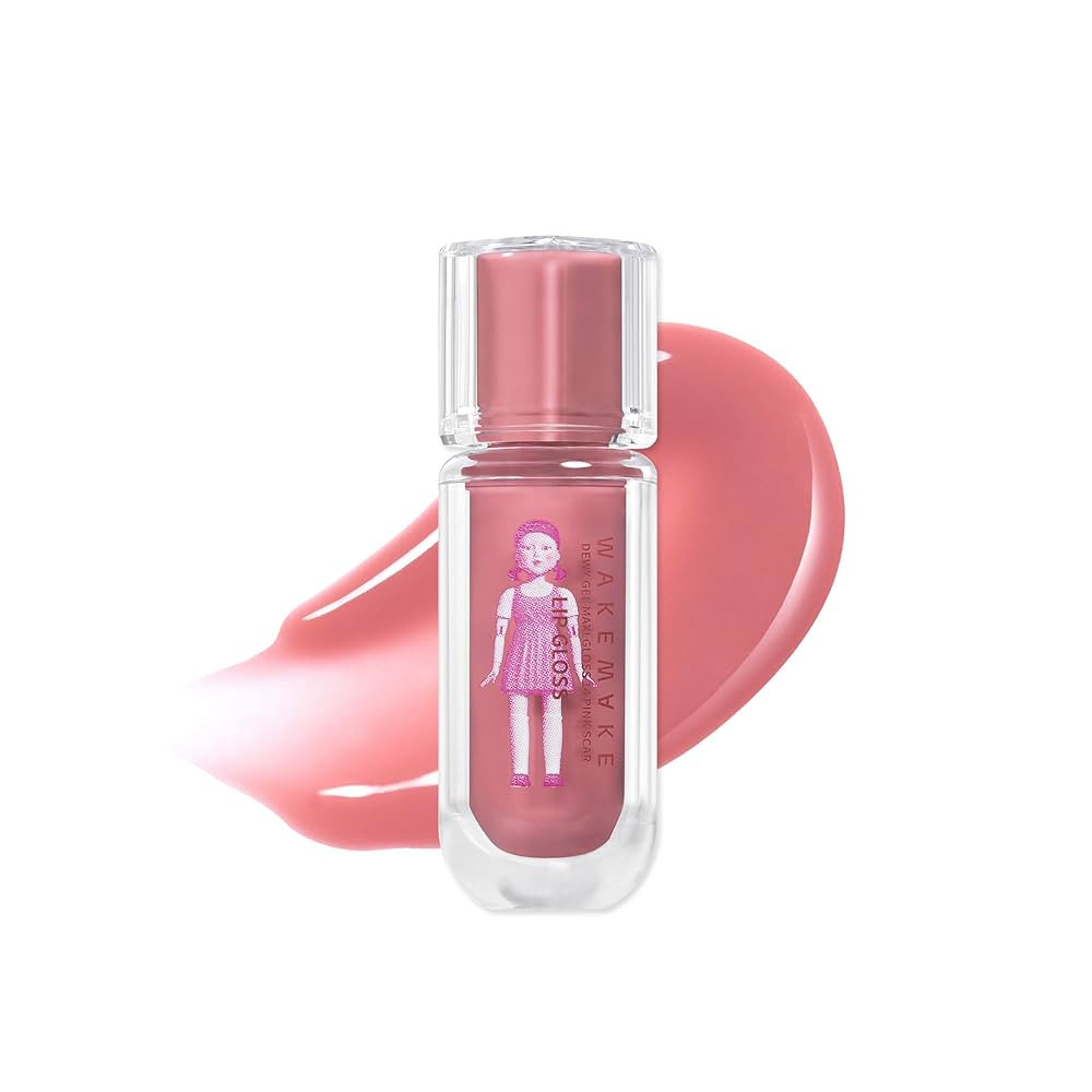 WM X NETFLIX SQUID GAME Dewy Gel Maxi Gloss 14 Pink Scar Set (+Watery Tok Tint Mini 7 Bloody Pop) | Amazon (US)