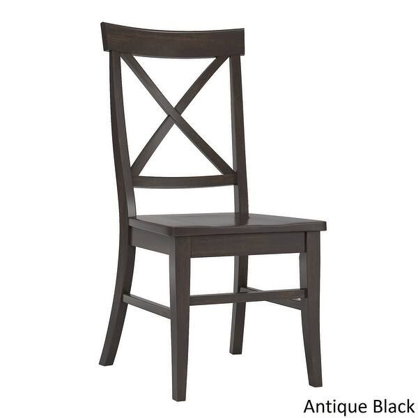 Eleanor X-Back Wood Dining Chair (Set of 2) by iNSPIRE Q Classic - Oak | Bed Bath & Beyond