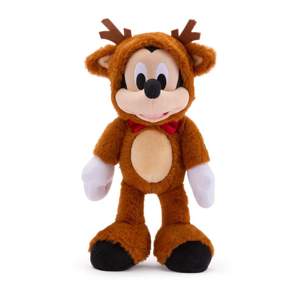 Disney Store Official Mickey Mouse Reindeer Holiday Plush - 15 Inch Christmas Plush Toy in Reinde... | Amazon (US)