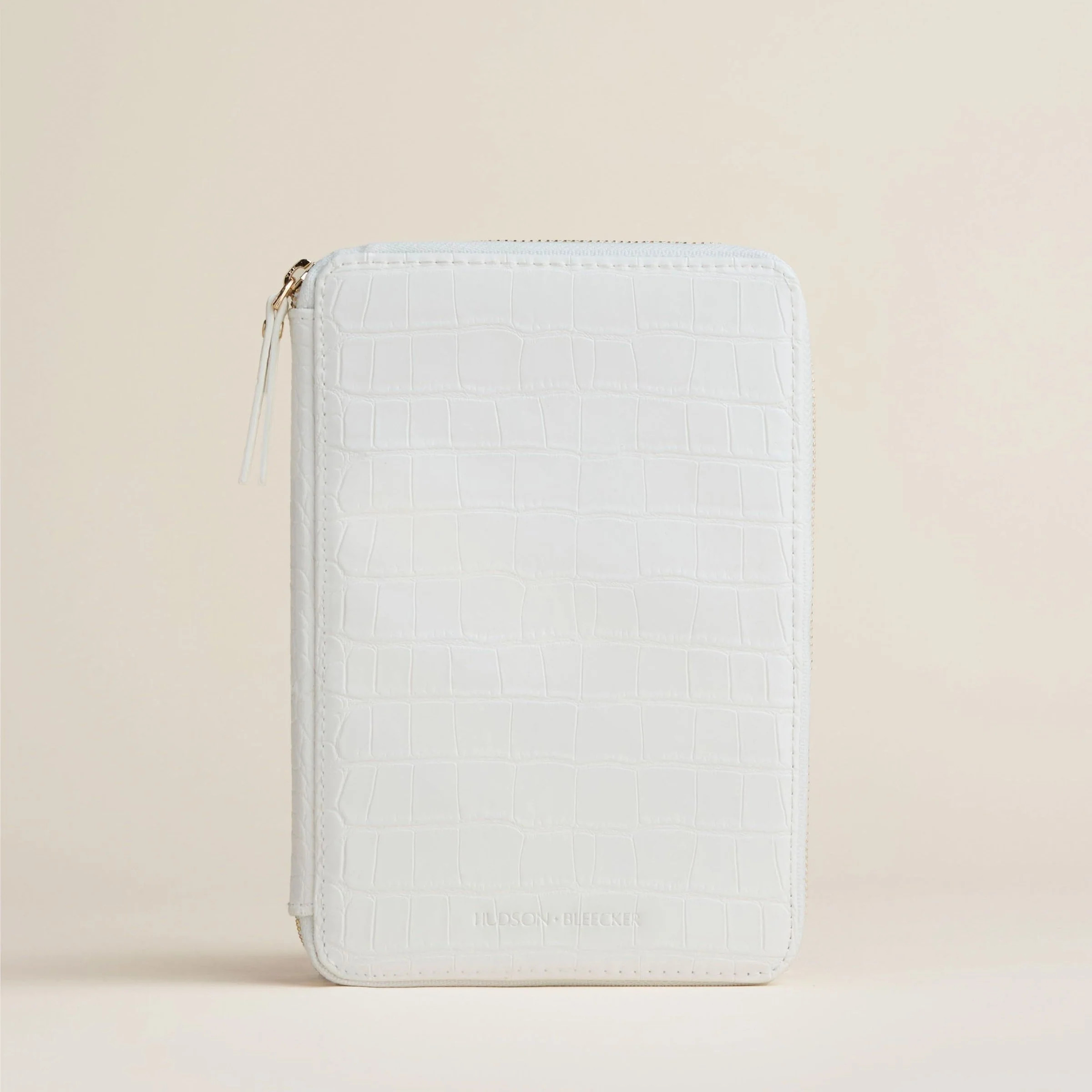 White Crocodile Bijoux Jewelry Folio | Hudson + Bleecker | Travel Jewelry Case | Hudson+Bleecker