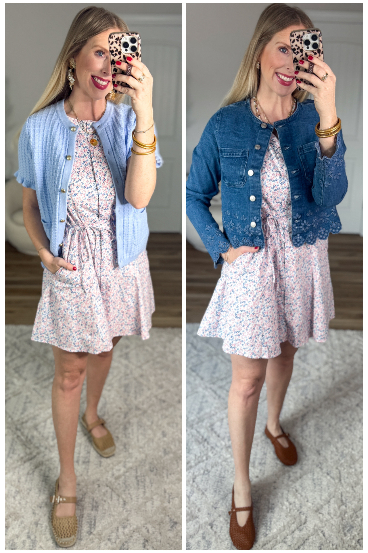 2 ways to style this floral dress from Walmart! 

#LTKmomlife #LTKootd