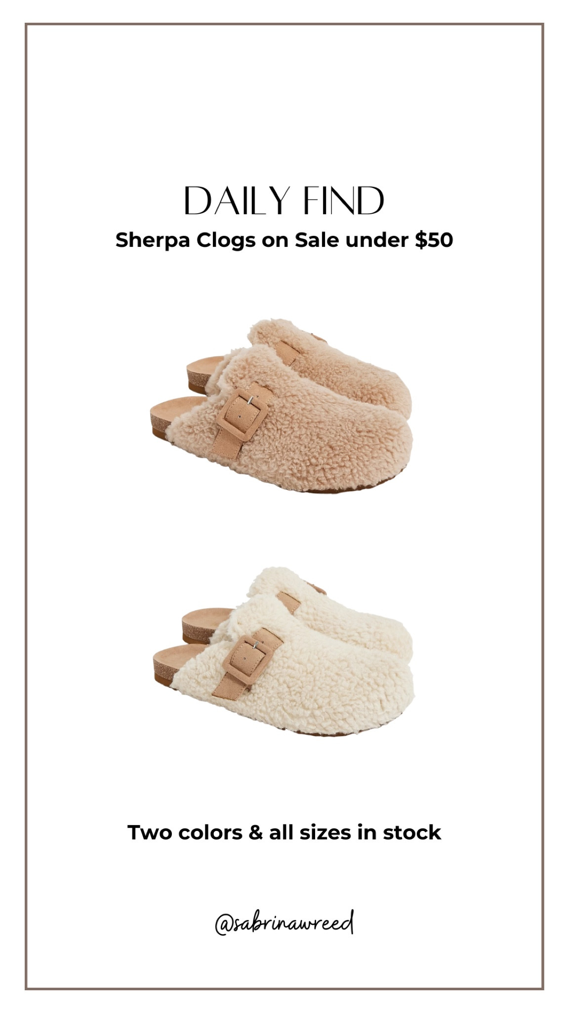 If you’ve been eyeing sherpa Birks or Uggs this season, let me put you onto these from J Crew! Two color options with the cutest buckle detail and they are under $45! 

#LTKfindsunder50 #LTKSeasonal #LTKsalealert