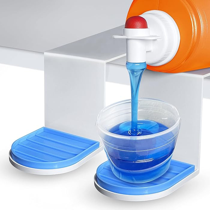 Simplation [Paquete de 2] Portavasos para detergente de ropa, colector de goteo de detergente (ba... | Amazon (US)