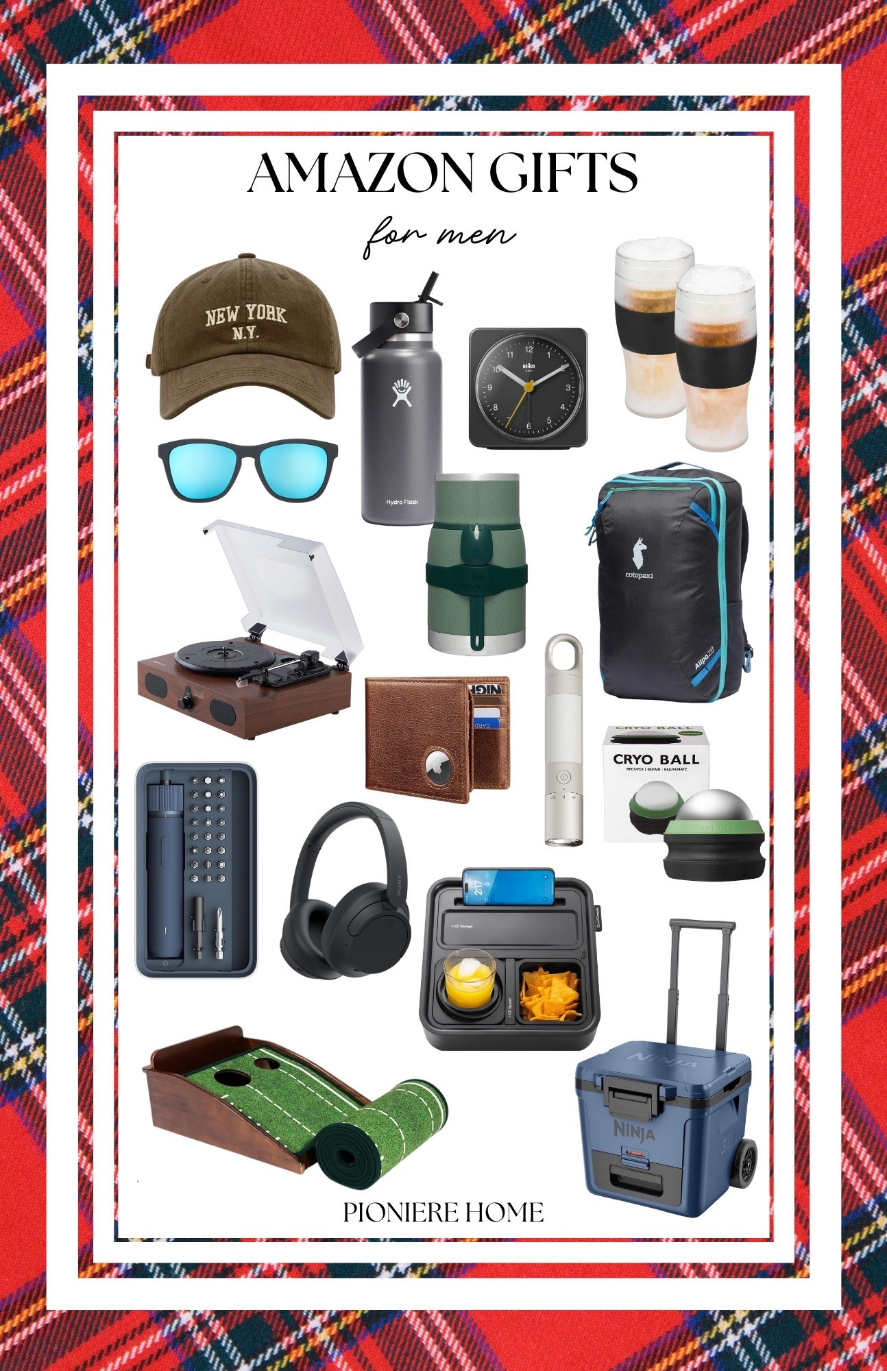 Amazon gifts for men. Affordable holiday gifts, outdoorsy gifts, Bluetooth headphones, ninja cooler, travel backpack, tools, gifts for men 

#LTKGiftGuide #LTKMens #LTKFindsUnder50