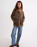 (Re)sourced Fleece Cardigan Jacket | Madewell