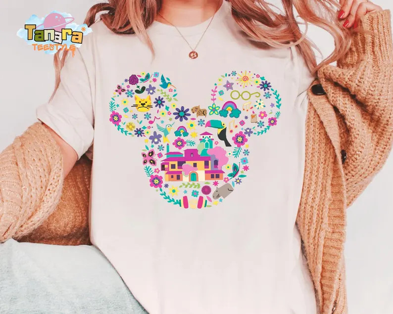 Disney Encanto Madrigal House Tee, Custom Mickey Ear Shirt, Mirabel Isabela Luisa Design, Magic K... | Etsy (US)