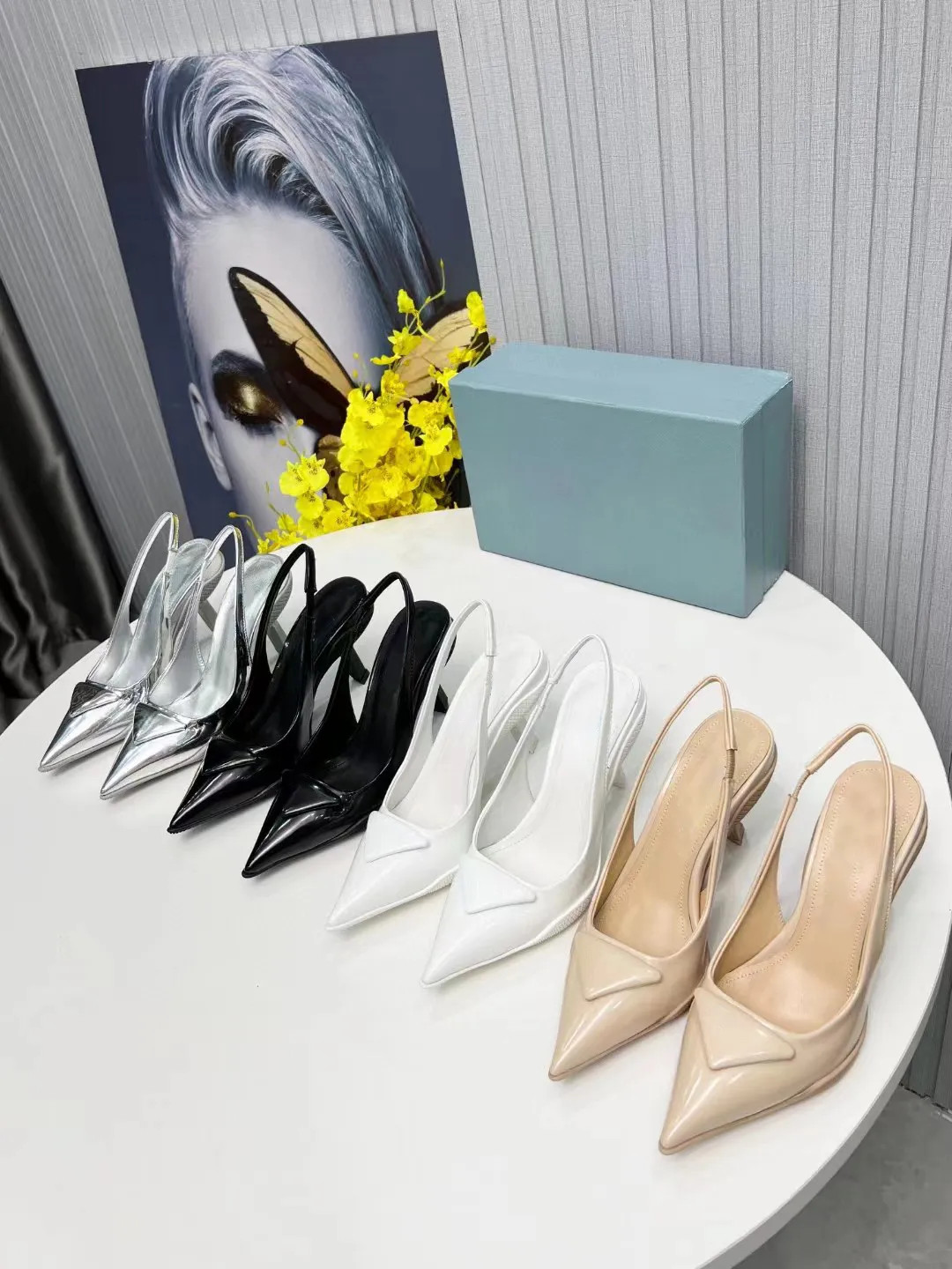 Designer Women's Sandals Fashion Leather Luxury Shoes Women's High Heel Shoe Box and Dust Bag | DHGate