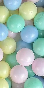 SHJADE Foam Ball Pit, 35.4"x 11.8" Ball Pits for Toddlers, Soft Round Kiddie Baby Playpen Ball Po... | Amazon (US)