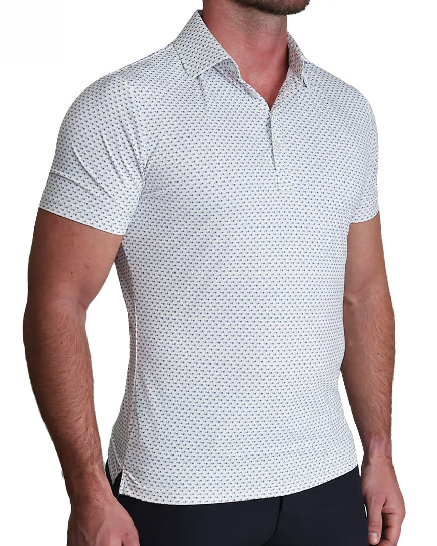 "The Archie" Geo Double Royal Blue & White Square | State and Liberty (US)